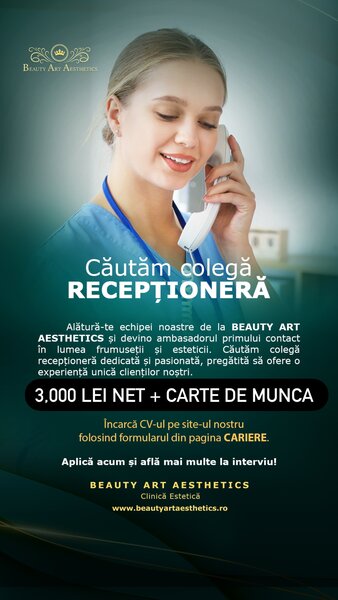 Receptionera pentru clinica medicala